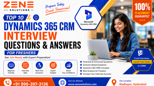 Top Dynamics 365 CRM Developer Interview Questions and Answers
